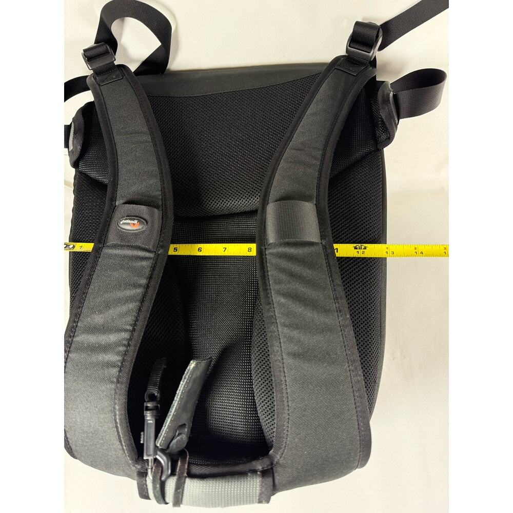 Lowepro Camera Backpack DSLR Photography Gear Laptop Bag Black Gray - Picture 12 of 13